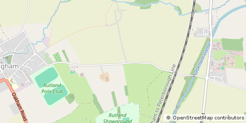 Map of Oakham, Rutland