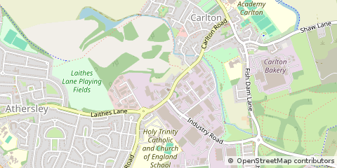 Map of Barnsley