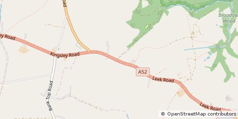 Map of Stoke-on-Trent, Staffordshire