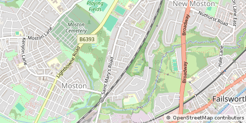 Map of Manchester