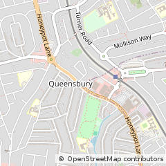 Map of Stanmore, Middlesex