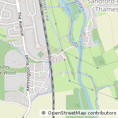 Map of Kennington, Oxford