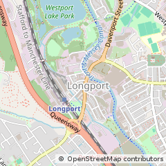 Map of Stoke-on-Trent, Staffordshire