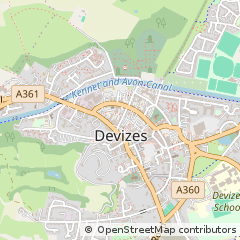 Map of Devizes, Wiltshire