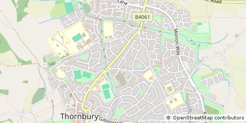 Map of Thornbury, Bristol