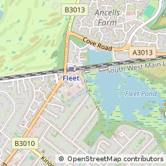 Map of Fleet, Hampshire