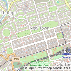 Map of Edinburgh, Midlothian