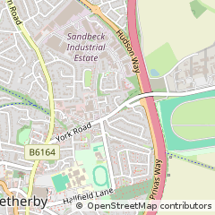 Map of Wetherby, West Yorkshire