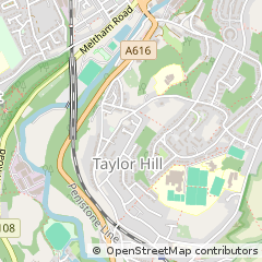 Map of West Yorkshire
