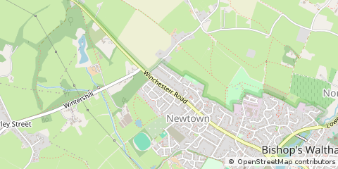 Map of Southampton, Hampshire