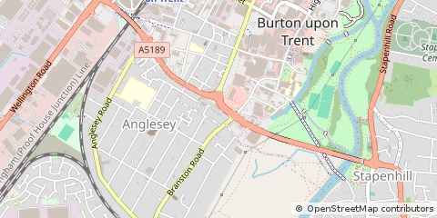 Map of Burton-on-Trent