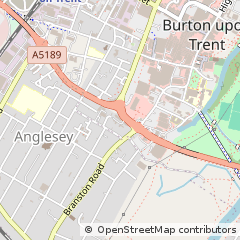 Map of Burton-on-Trent