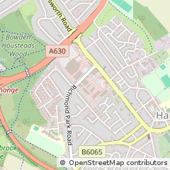 Map of Sheffield
