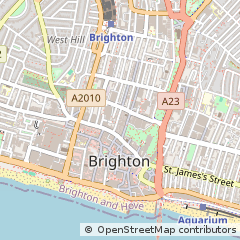 Map of Brighton, East Sussex