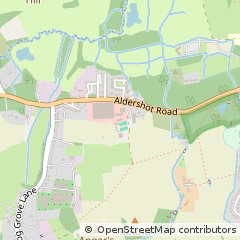 Map of Guildford, Surrey