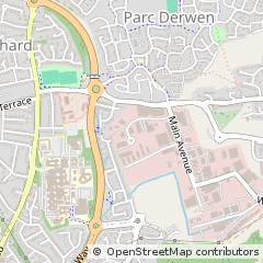 Map of Bridgend