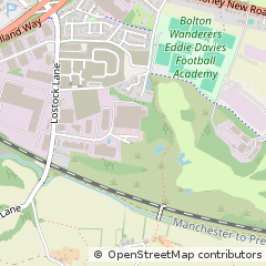 Map of Bolton, Lancashire