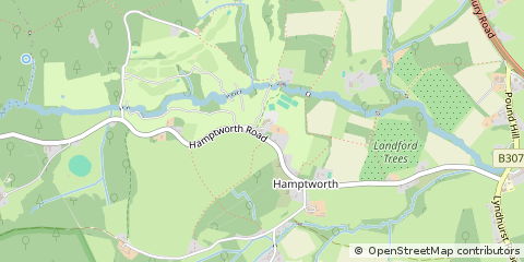 Map of Salisbury, Wiltshire