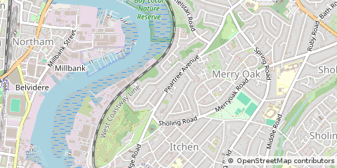 Map of Southampton