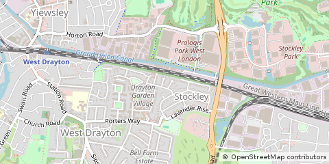 Map of West Drayton