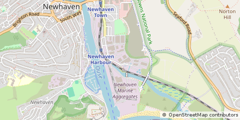 Map of East Sussex