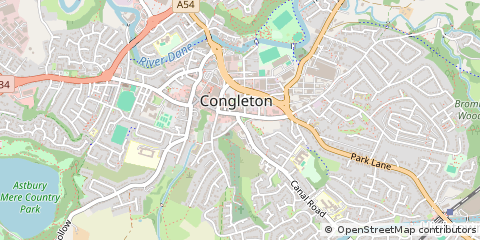 Map of Congleton