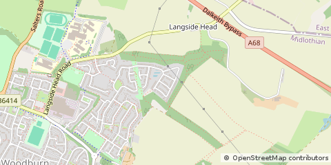 Map of Dalkeith