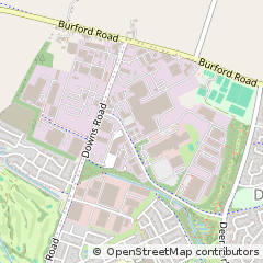Map of Witney, Oxon