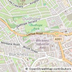 Map of Dundee
