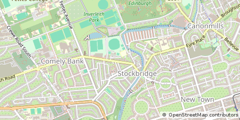 Map of Edinburgh, Midlothian