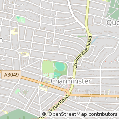Map of Bournemouth, Dorset