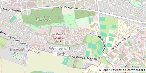 Map of Coventry, West Midlands