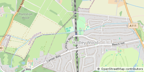 Map of Barnet