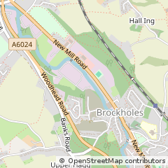 Map of Holmfirth, Huddersfield