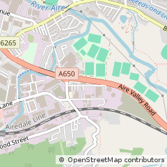 Map of Keighley, West Yorkshire