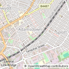 Map of Cardiff