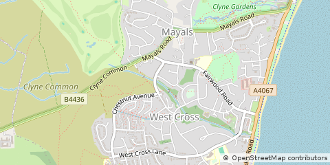 Map of Swansea