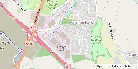 Map of Northampton