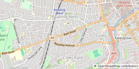 Map of Reading