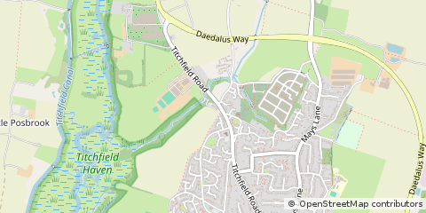 Map of Fareham