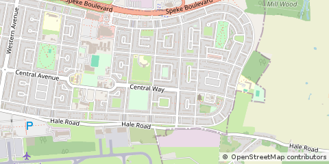 Map of Liverpool, Merseyside