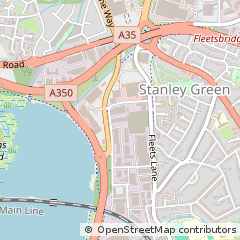 Map of Poole, Dorset