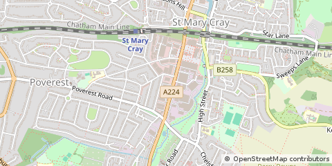 Map of Kent