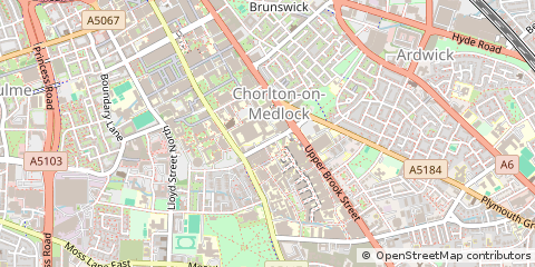 Map of Manchester