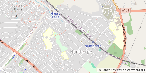 Map of Middlesbrough
