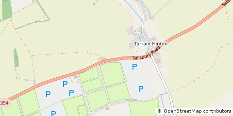 Map of Blandford, Dorset