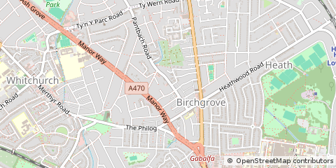 Map of Cardiff