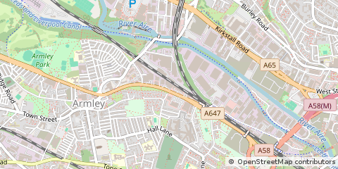 Map of West Yorkshire