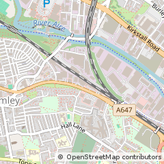 Map of West Yorkshire