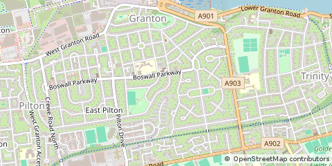 Map of Edinburgh, Midlothian